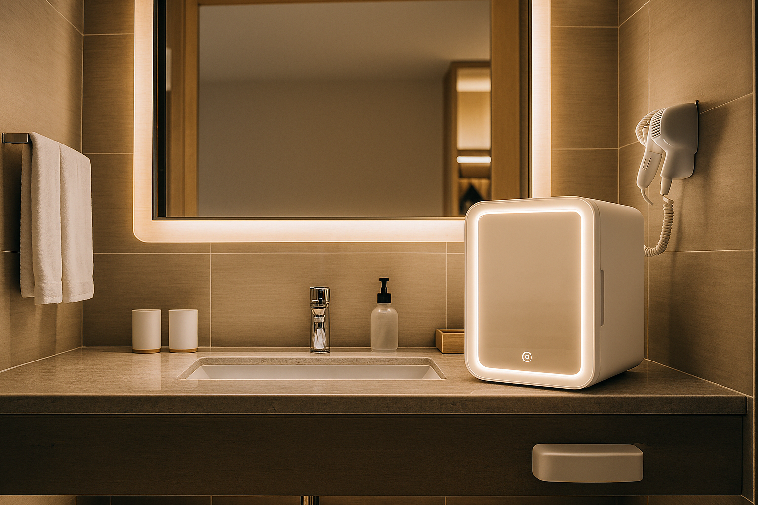 DoseHaus™ Mini Beauty Fridge (White)