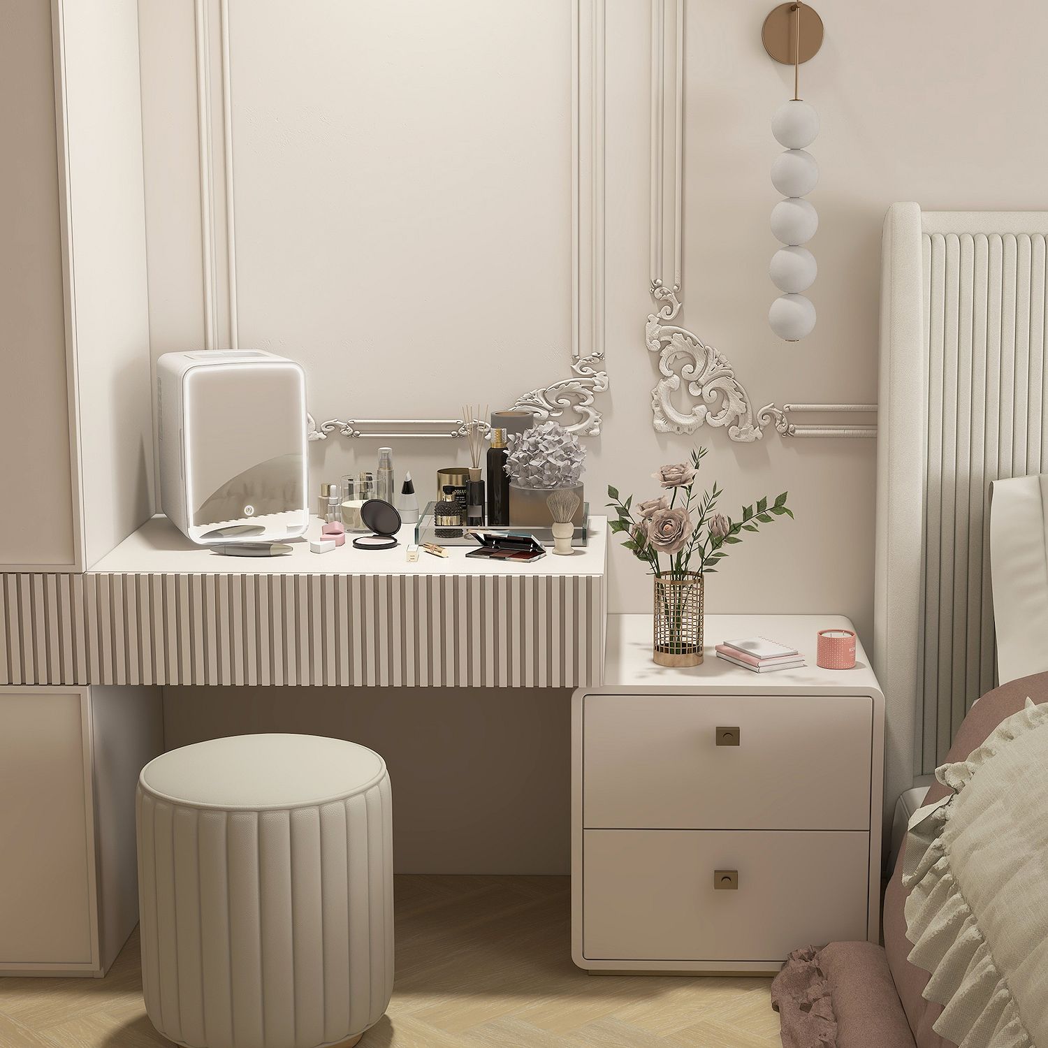 DoseHaus™ Mini Beauty Fridge (White)